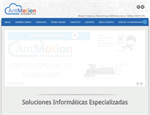 Tablet Screenshot of antmotion.net